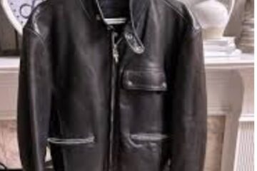 chrome hearts leather jacket